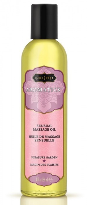 Массажное масло с цветочным ароматом Pleasure Garden - 236 мл. - Kama Sutra - купить с доставкой в Оренбурге