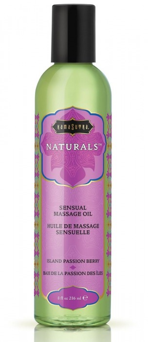 Массажное масло Naturals Island Passion Berry с ароматом тропических фруктов - 236 мл. - Kama Sutra - купить с доставкой в Оренбурге