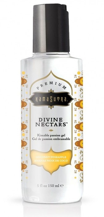 Гель-лубрикант на водной основе Divine Nectars Vanilla с ароматом ванили - 150 мл. - Kama Sutra - купить с доставкой в Оренбурге