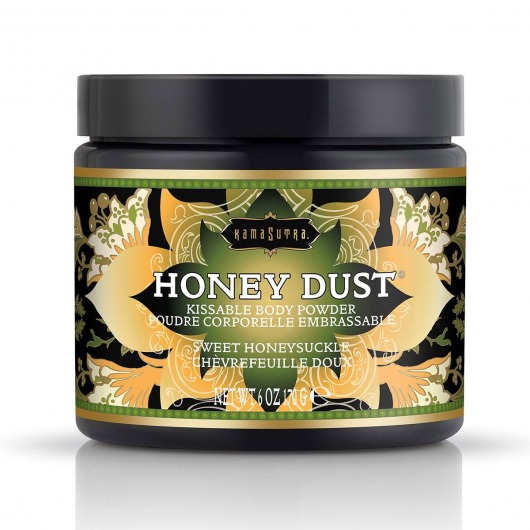 Пудра для тела Honey Dust Body Powder с ароматом жимолости - 170 гр. - Kama Sutra - купить с доставкой в Оренбурге