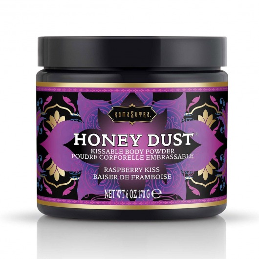 Пудра для тела Honey Dust Body Powder с ароматом малины - 170 гр. - Kama Sutra - купить с доставкой в Оренбурге