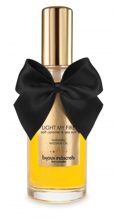 Массажное масло Light My Fire с ароматом карамели - 100 мл. - Bijoux Indiscrets - купить с доставкой в Оренбурге