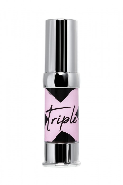 Возбуждающий гель с эффектом вибрации и охлаждения Triple X 3 in 1 Unisex Pleasure Enhancer Gel - 15 мл. - Secret Play - купить с доставкой в Оренбурге