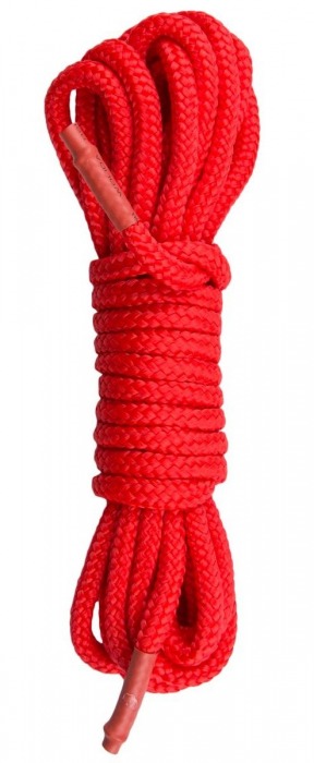 Красная веревка для связывания Nylon Rope - 5 м. - Easy toys - купить с доставкой в Оренбурге