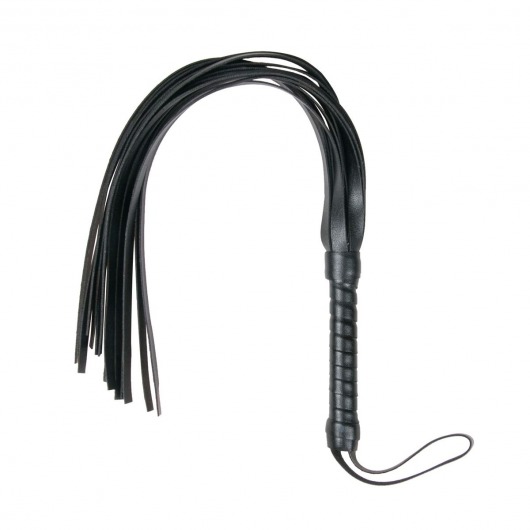 Черный флоггер Flogger Whip - 46 см. - Easy toys - купить с доставкой в Оренбурге