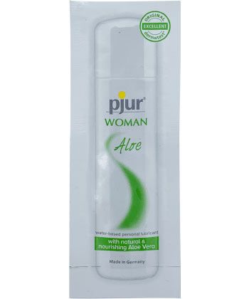 Лубрикант на водной основе pjur WOMAN Aloe - 2 мл. - Pjur - купить с доставкой в Оренбурге