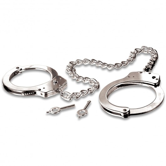 Металлические наручники Metal Leg Cuffs - Pipedream - купить с доставкой в Оренбурге