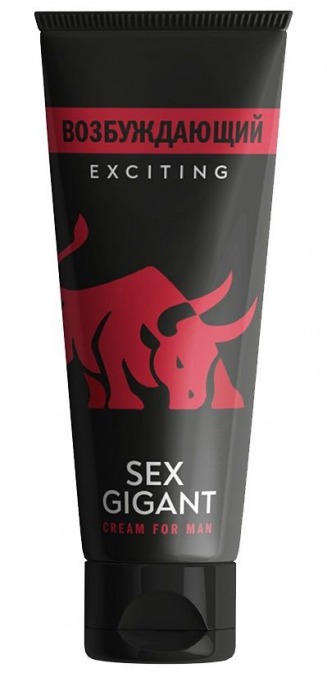 Возбуждающий крем для мужчин Sex Gigant - 80 мл. - Миагра - купить с доставкой в Оренбурге
