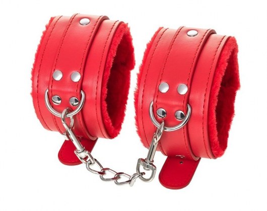 Красные оковы Anonymo из искусственной кожи - ToyFa - купить с доставкой в Оренбурге