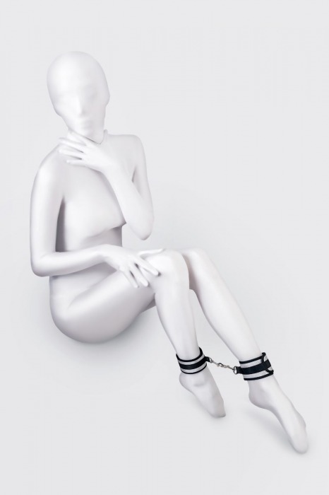 Серебристо-черные оковы Anonymo - ToyFa - купить с доставкой в Оренбурге