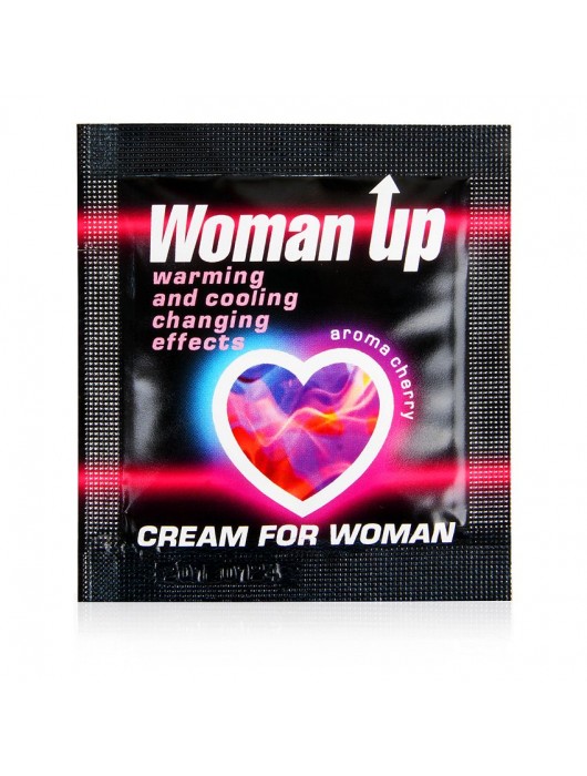 Возбуждающий крем для женщин с ароматом вишни Woman Up - 1,5 гр. - Биоритм - купить с доставкой в Оренбурге