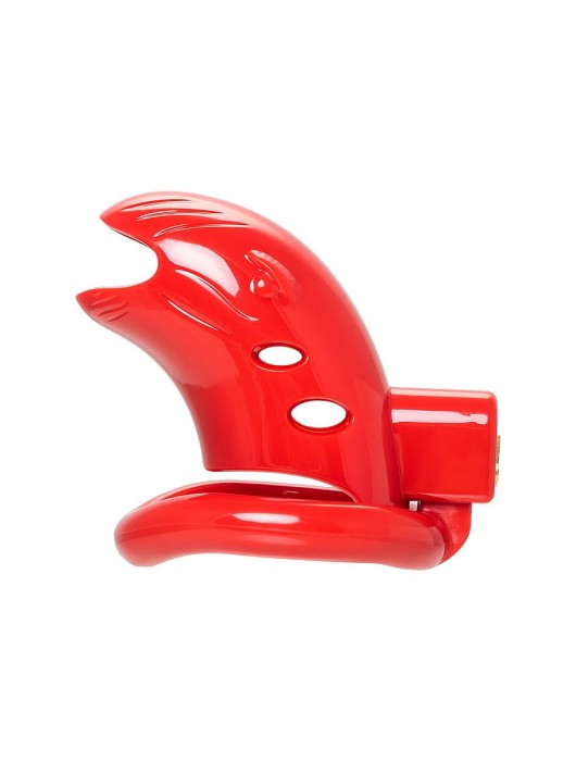 Красный мужской пояс верности из пластика - ToyFa - купить с доставкой в Оренбурге