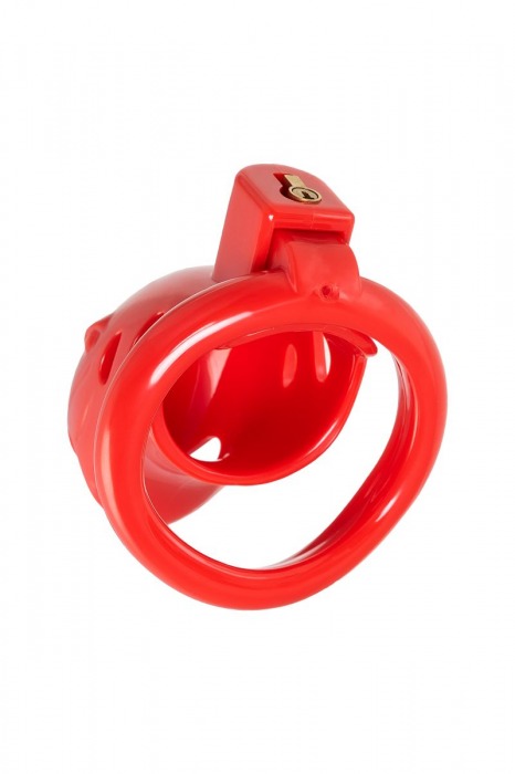 Красный мужской пояс верности из пластика - ToyFa - купить с доставкой в Оренбурге