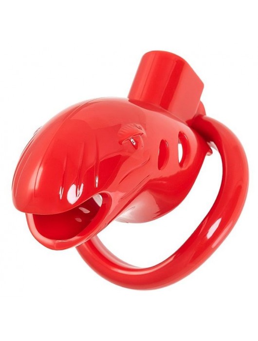 Красный мужской пояс верности из пластика - ToyFa - купить с доставкой в Оренбурге