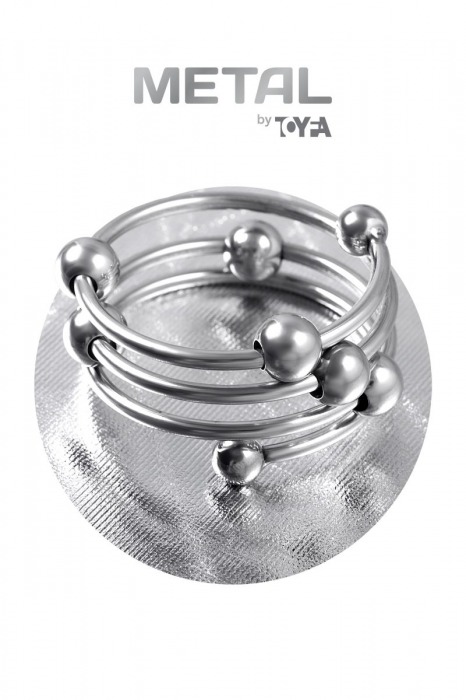 Большое металлическое кольцо под головку пениса - ToyFa - купить с доставкой в Оренбурге