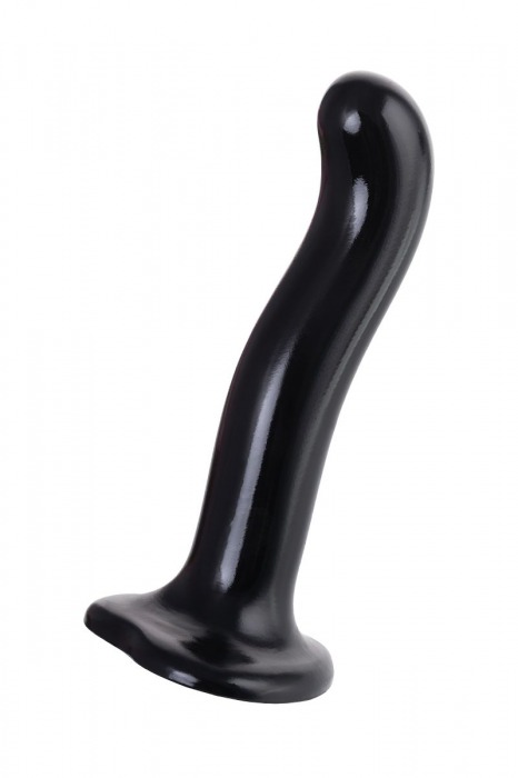 Черный стимулятор для пар P G-Spot Dildo Size M - 18 см. - Strap-on-me - в Оренбурге купить с доставкой