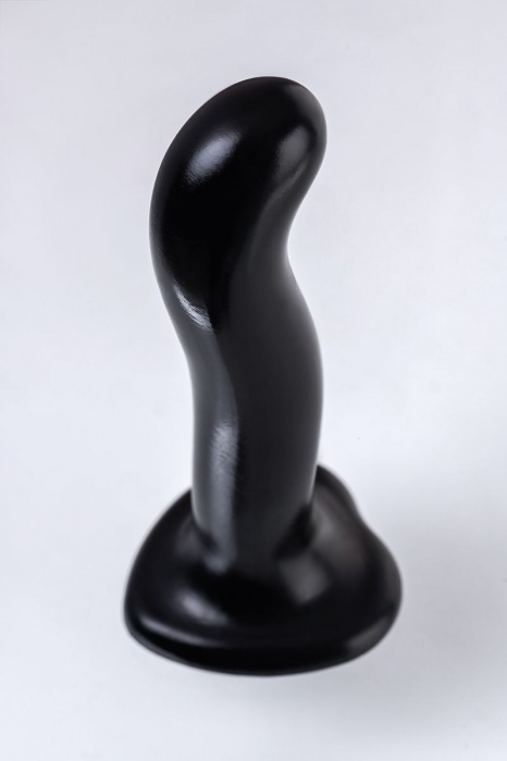 Черный стимулятор для пар P G-Spot Dildo Size L - 19 см. - Strap-on-me - в Оренбурге купить с доставкой