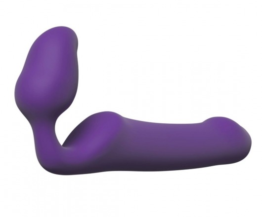 Фиолетовый безремневой страпон Queens L - Adrien Lastic - купить с доставкой в Оренбурге