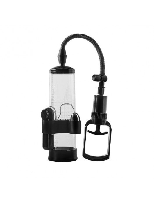 Прозрачная вакуумная помпа с вибрацией Vibrating Penis Pump - Dream Toys - в Оренбурге купить с доставкой