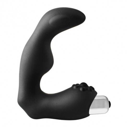 Черный вибромассажер простаты FantASStic Vibrating Prostate Massager - 11,3 см. - Dream Toys - в Оренбурге купить с доставкой