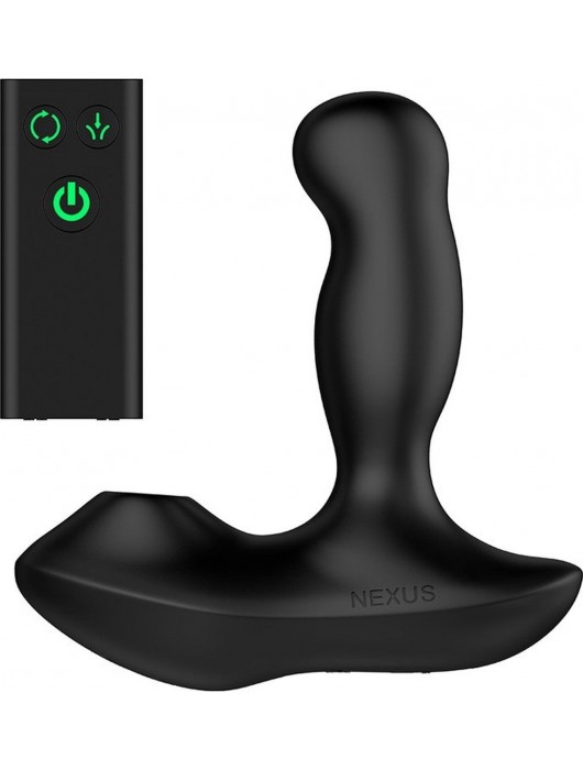 Черный вибратор-ротатор для стимуляции простаты Nexus Revo Air - Nexus Range - в Оренбурге купить с доставкой