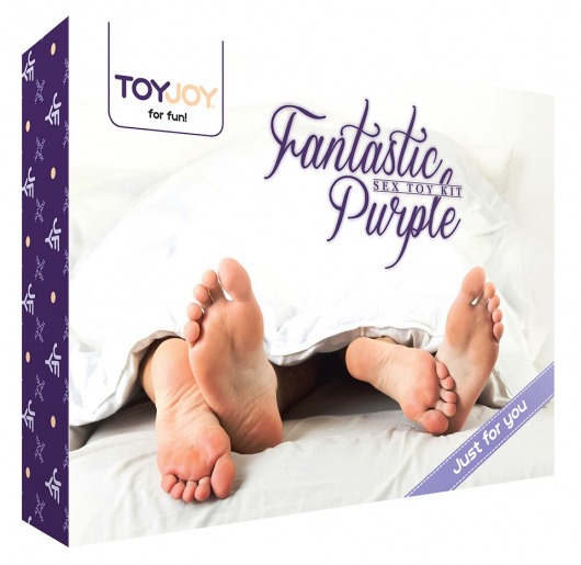 Эротический набор FANTASTIC PURPLE SEX TOY KIT - Toy Joy - купить с доставкой в Оренбурге