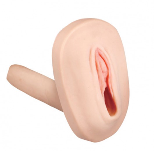 Мастурбатор-вагина с вибрацией и выносным пультом управления REALSTUFF SMOOTH   BALD - Dream Toys - в Оренбурге купить с доставкой