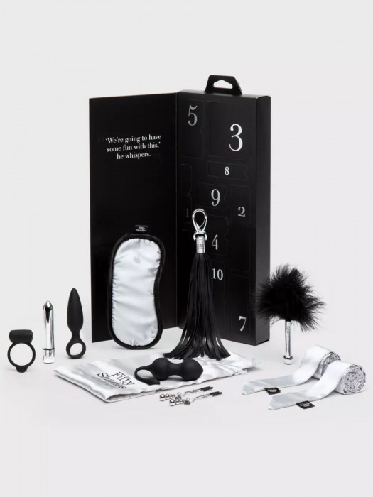 Эротический набор Pleasure Overload 10 Days of Play Gift Set - Fifty Shades of Grey - купить с доставкой в Оренбурге