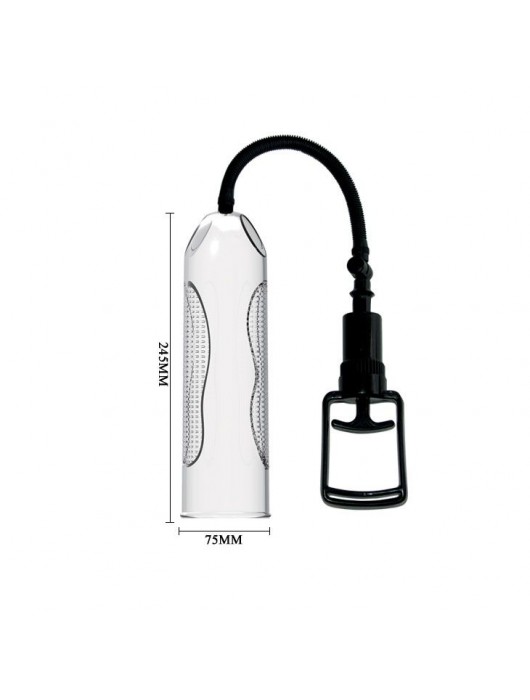 Вибрирующая вакуумная помпа со сменной насадкой - 24,5 см. - Baile - в Оренбурге купить с доставкой