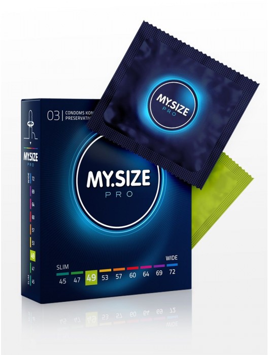 Презервативы MY.SIZE размер 49 - 3 шт. - My.Size - купить с доставкой в Оренбурге