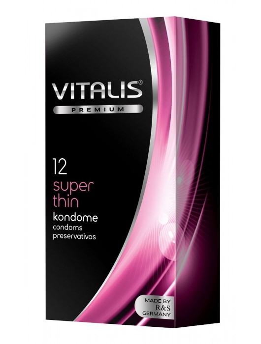 Ультратонкие презервативы VITALIS PREMIUM super thin - 12 шт. - Vitalis - купить с доставкой в Оренбурге