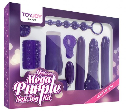 Эротический набор Toy Joy Mega Purple - Toy Joy - купить с доставкой в Оренбурге