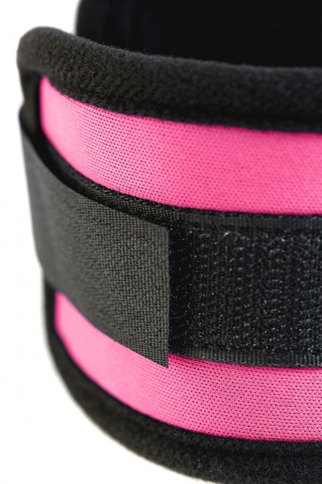 Оковы на ноги из неопрена розового цвета - ToyFa - купить с доставкой в Оренбурге