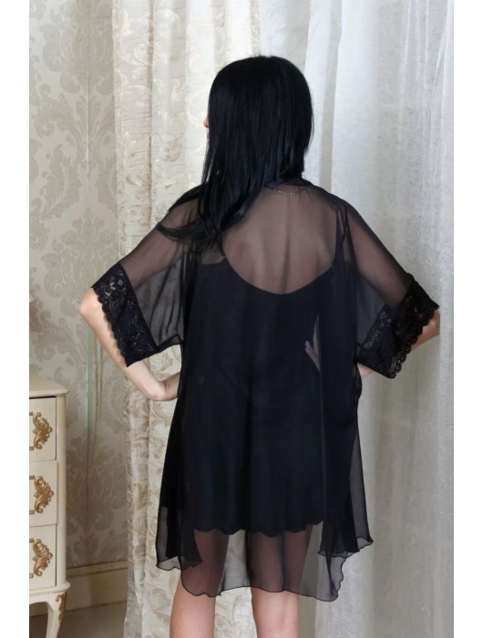 Легкий шифоновый халатик-кимоно - Felisse купить с доставкой