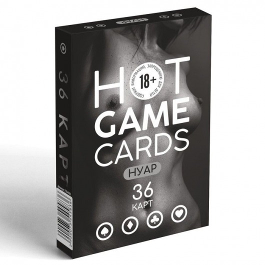 Игральные карты HOT GAME CARDS НУАР - 36 шт. - Сима-Ленд - купить с доставкой в Оренбурге