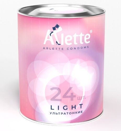 Ультратонкие презервативы Arlette Light - 24 шт. - Arlette - купить с доставкой в Оренбурге