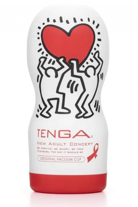 Мастурбатор Keith Haring Cup Deep Throat - Tenga - в Оренбурге купить с доставкой