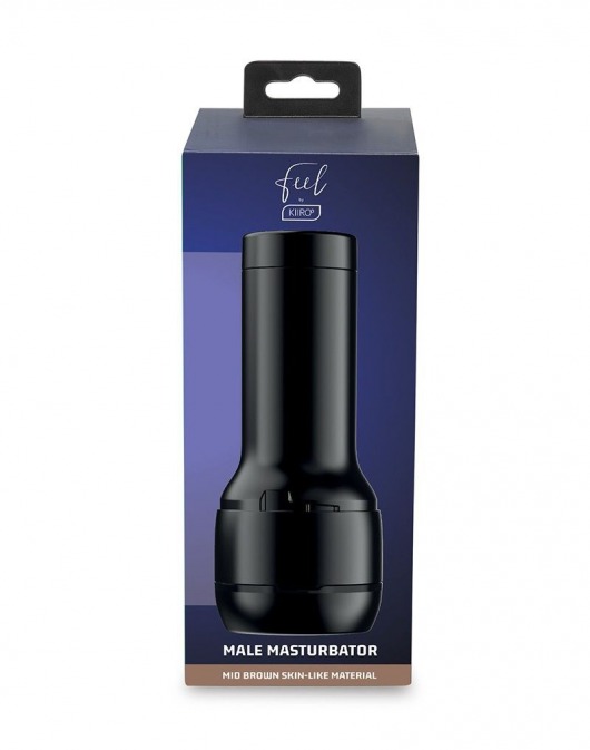 Коричневый мастурбатор-вагина Feel Stroker - Kiiroo - в Оренбурге купить с доставкой