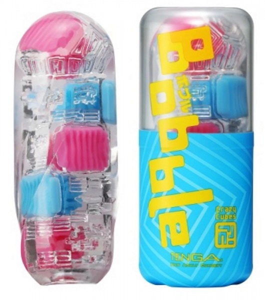 Мастурбатор Tenga Bobble Crazy Cubes - Tenga - в Оренбурге купить с доставкой