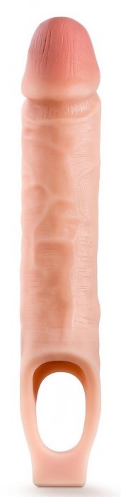Телесная насадка на пенис 10 Inch Cock Sheath Extender - 25 см. - Blush Novelties - в Оренбурге купить с доставкой