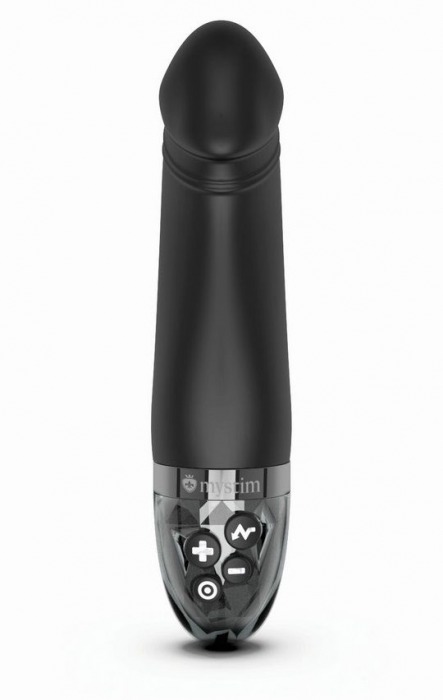 Черный вибратор с электростимуляцией Real Deal Neal - 16,5 см. - MyStim - купить с доставкой в Оренбурге