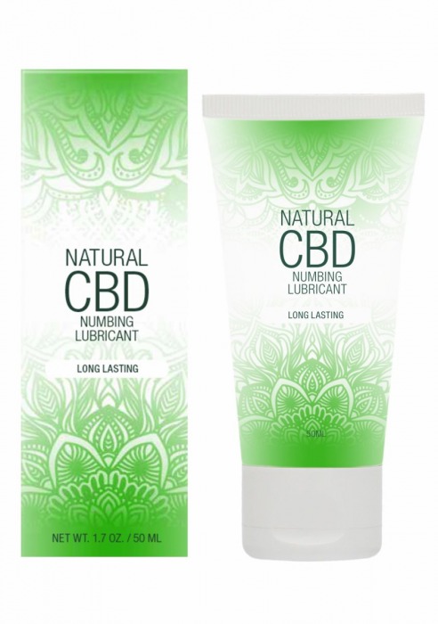 Лубрикант с пролонгирующим эффектом Natural CBD Numbing Lubricant - 50 мл. - Shots Media BV - купить с доставкой в Оренбурге