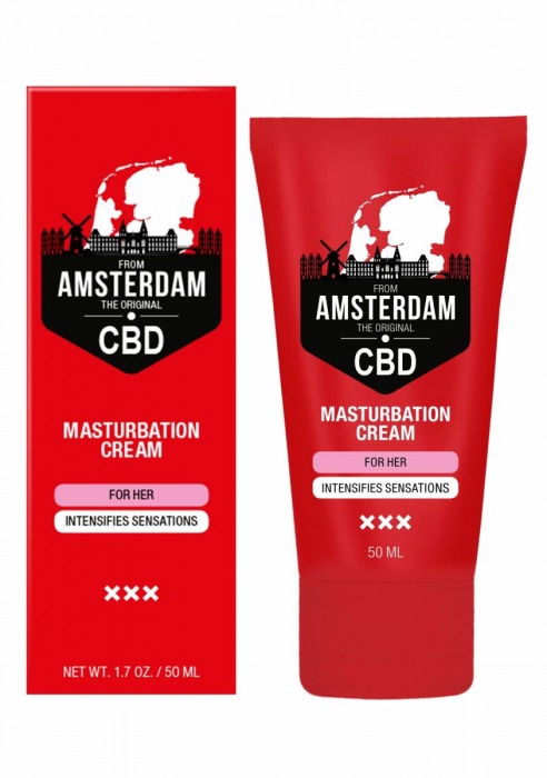 Крем для мастурбации для женщин CBD from Amsterdam Masturbation Cream For Her - 50 мл. - Shots Media BV - купить с доставкой в Оренбурге