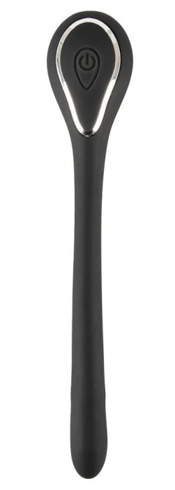 Черный гибкий уретральный стимулятор с вибрацией Vibrating Bendable Dilator - 13,5 см. - Orion - купить с доставкой в Оренбурге