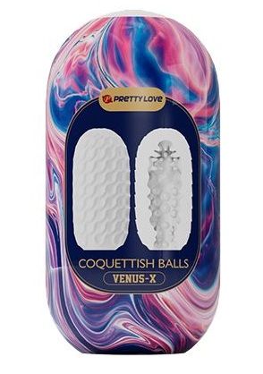 Мастурбатор в форме яйца Coquettish Balls - Baile - в Оренбурге купить с доставкой