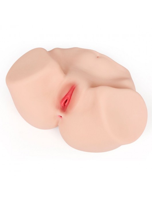 Телесный мастурбатор-полуторс Maria Onehole Real Vagina с двойным слоем материала - KOKOS - в Оренбурге купить с доставкой