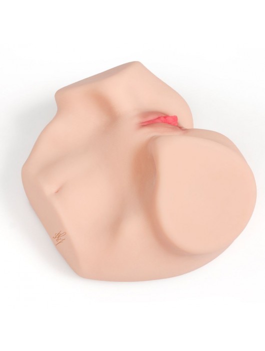 Телесный мастурбатор-полуторс Maria Onehole Real Vagina с двойным слоем материала - KOKOS - в Оренбурге купить с доставкой