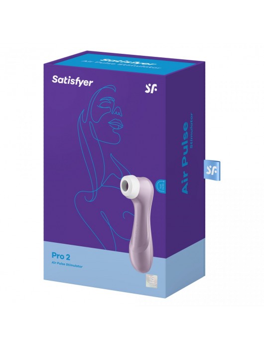 Сиреневый вакуум-волновой клиторальный стимулятор Satisfyer Pro 2 - Satisfyer