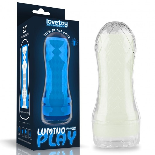 Светящийся в темноте мастурбатор Lumino Play Masturbator Pocketed - Lovetoy - в Оренбурге купить с доставкой