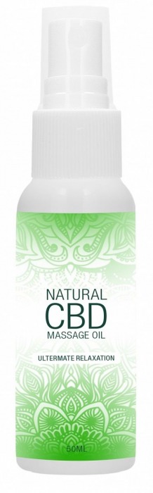 Массажное масло Natural CBD Massage Oil - 50 мл. - Shots Media BV - купить с доставкой в Оренбурге